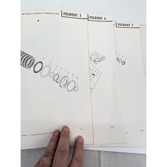 AT Series Allison Automatic Transmission Service Manual SA 1241 A 1970 - Picture 10 of 11
